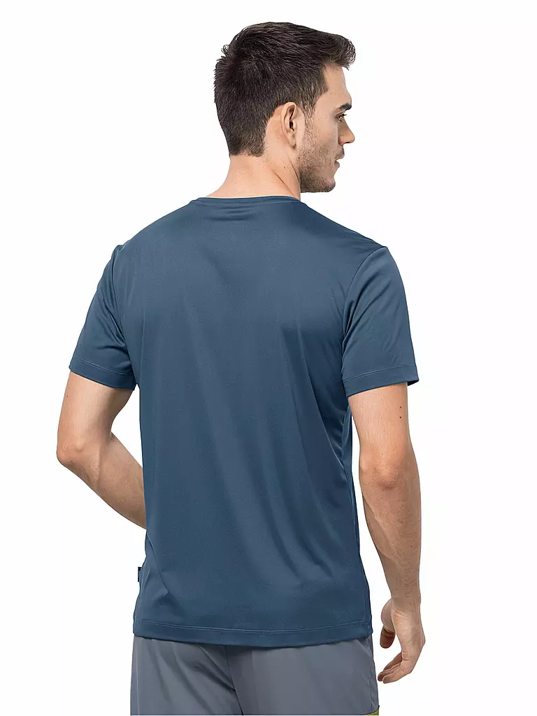 JACK WOLFSKIN | Herren Funktionsshirt Peak Graphic | blau