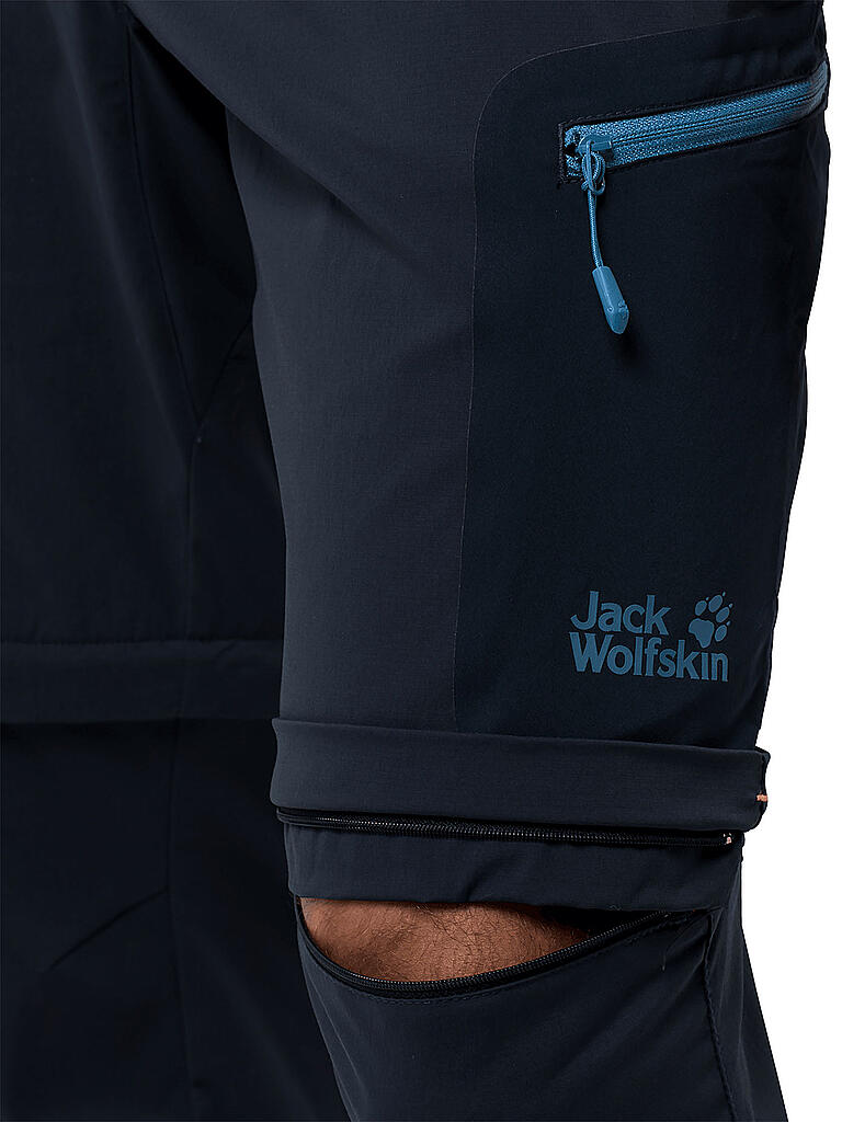 JACK WOLFSKIN | Herren ZipOff Softshellhose Activate Light | blau