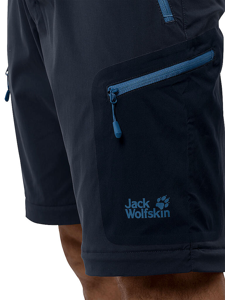 JACK WOLFSKIN | Herren ZipOff Softshellhose Activate Light | blau