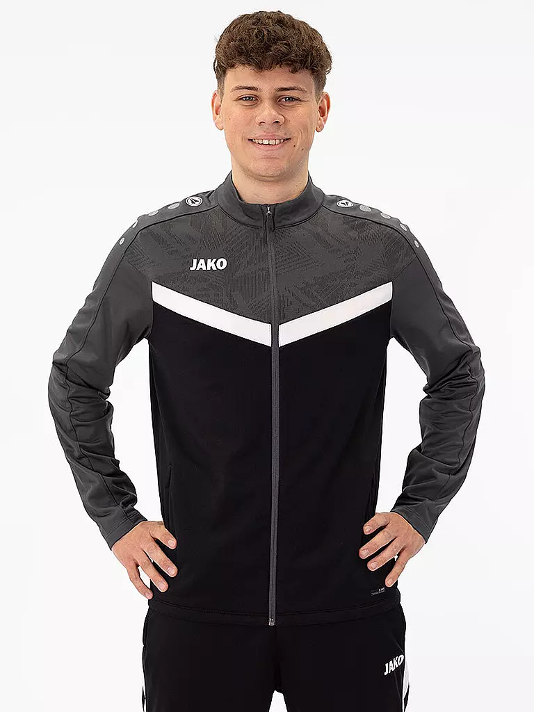 JAKO | Herren Trainingsjacke Poly Iconic | schwarz