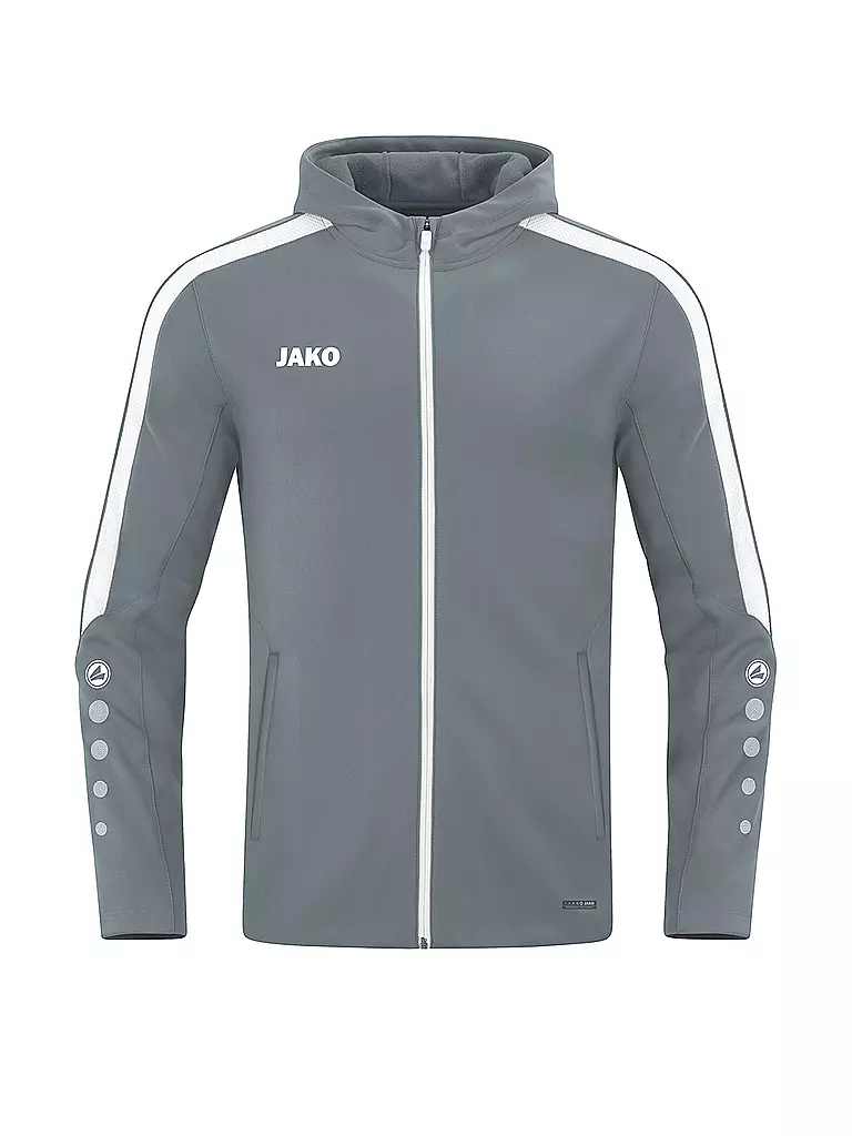 JAKO | Herren Trainingsjacke Power mit Kapuzen | grau