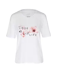 JOY SPORTSWEAR | Damen T-Shirt Luzie in Love with Life | weiss