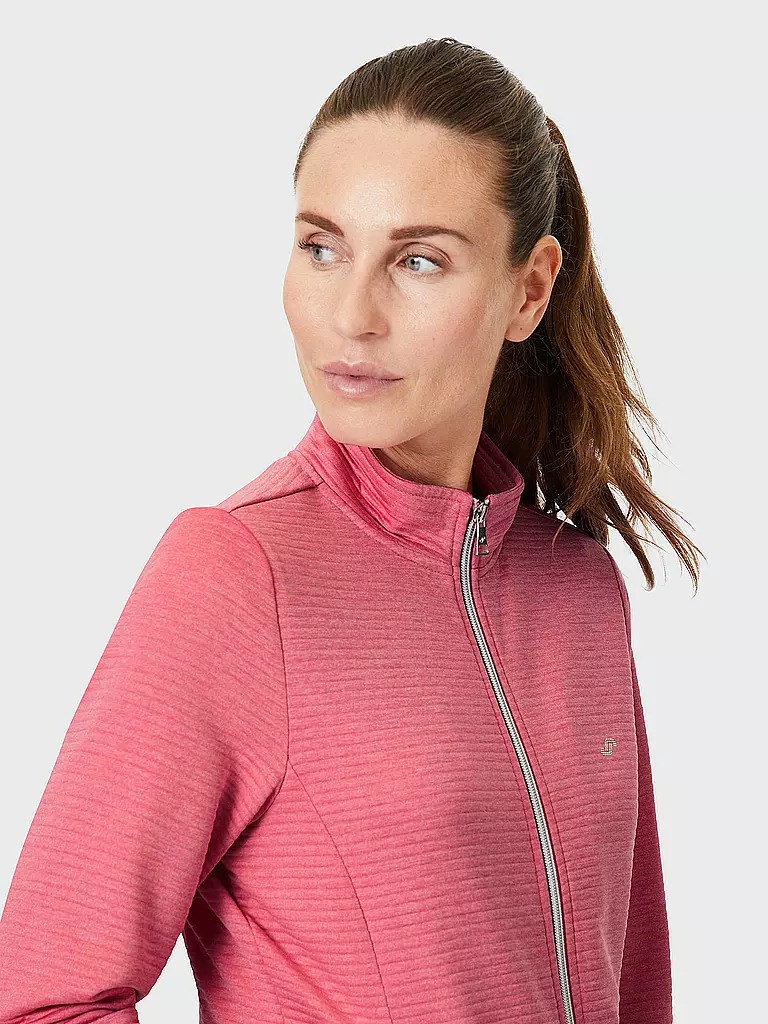 JOY | Damen Fitnessjacke Peggy | rosa