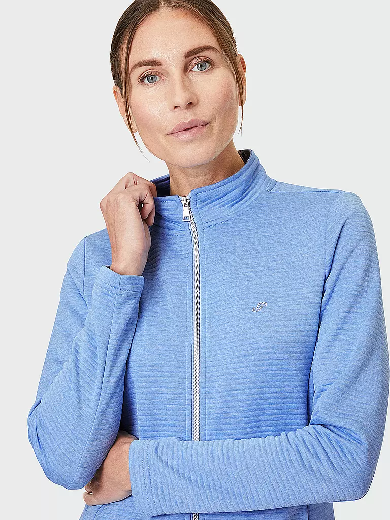 JOY | Damen Fitnessjacke Peggy | hellblau