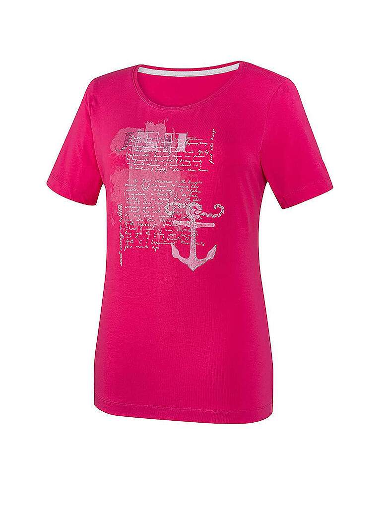 JOY Damen TSHirt Alva Druck Anker pink