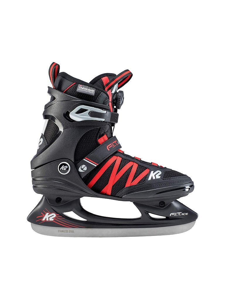 K2 Herren Hockeyschuh F.I.T Ice Boa schwarz | 39,5