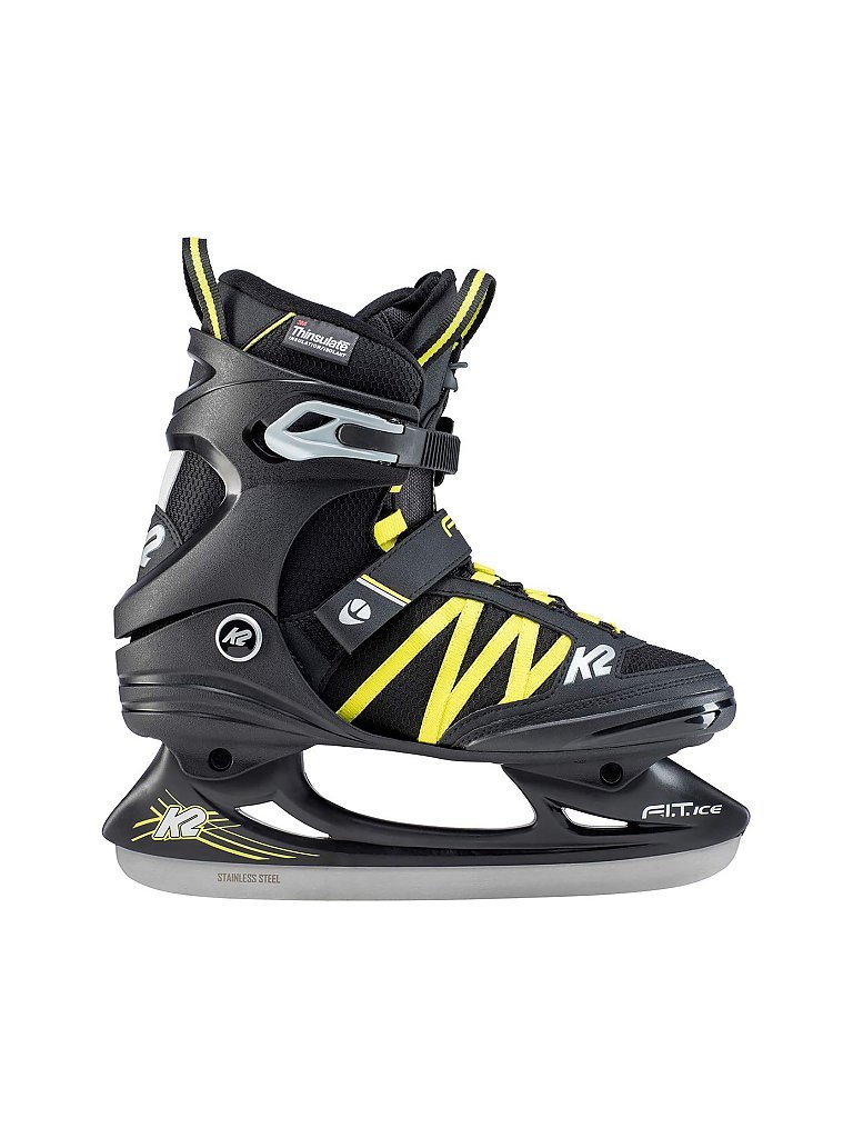 K2 Herren Hockeyschuhe F.I.T Ice Pro schwarz | 40,5