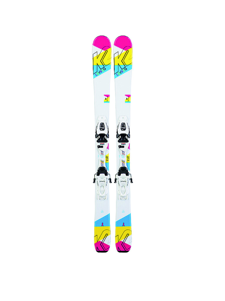 K2 Mädchenski Set Luv Bug + FDT 4.5 weiß | 76CM