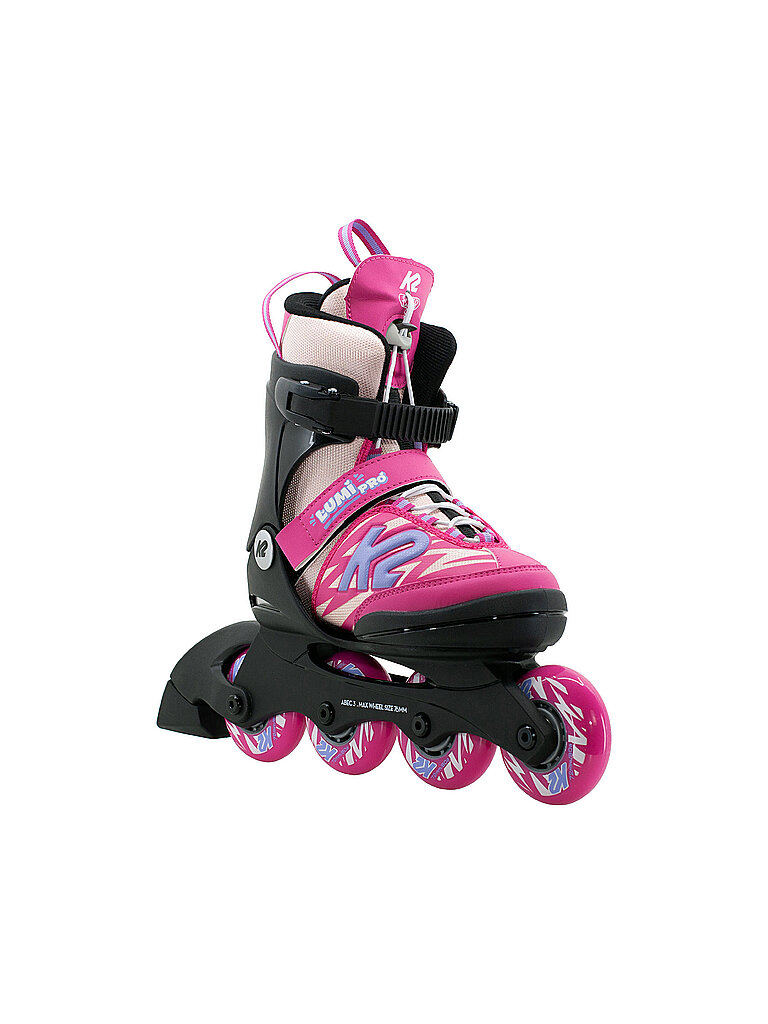 K2 Mädchen Inlineskates Eddie Lumi Pro pink | 32-37