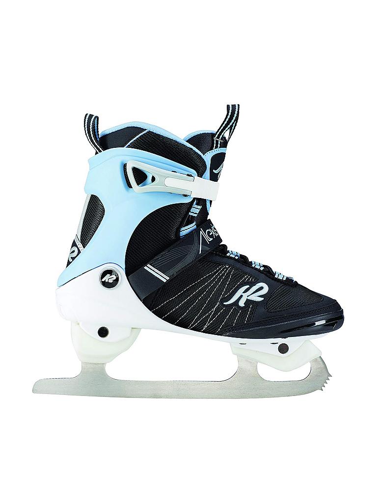 K2 Alexis Ice-Skates Figure Blade Damen-Schlittschuhe Eislaufschuhe Schwarz/Blau 
