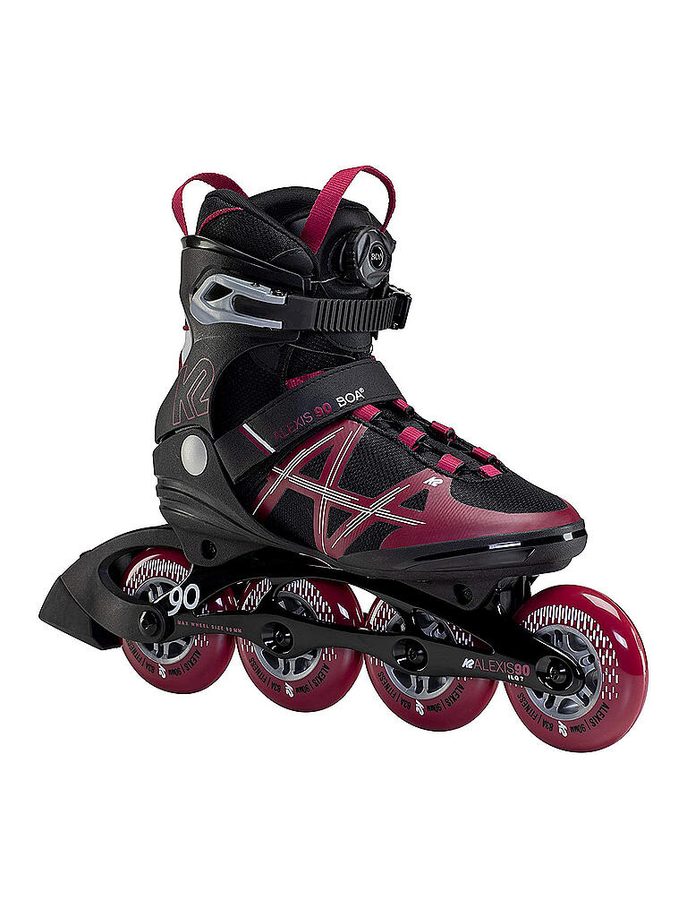 K2 | Damen Inlineskates Alexis 90 Boa | rot