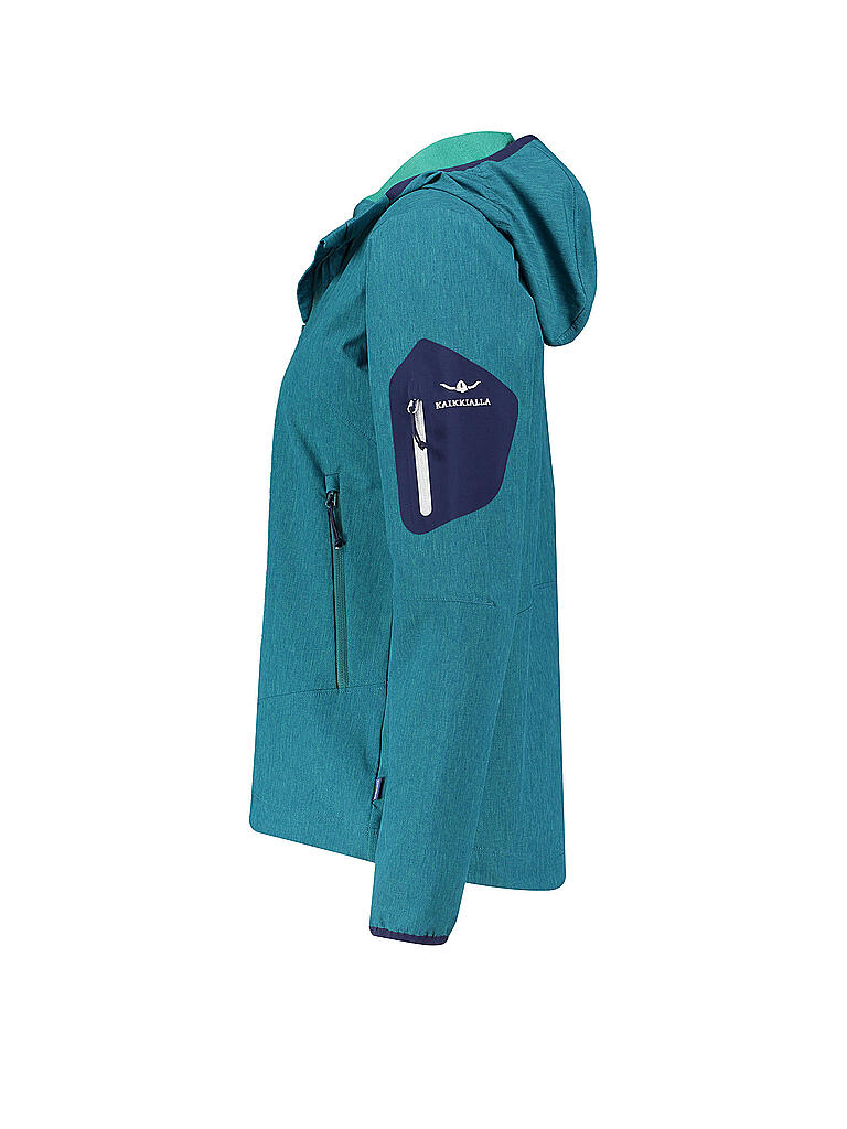 KAIKKIALLA | Damen Softshelljacke Valpuri | türkis