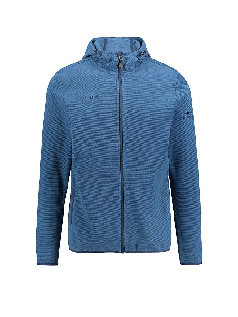 KAIKKIALLA | Herren Fleecejacke Valdemar Hoody | blau