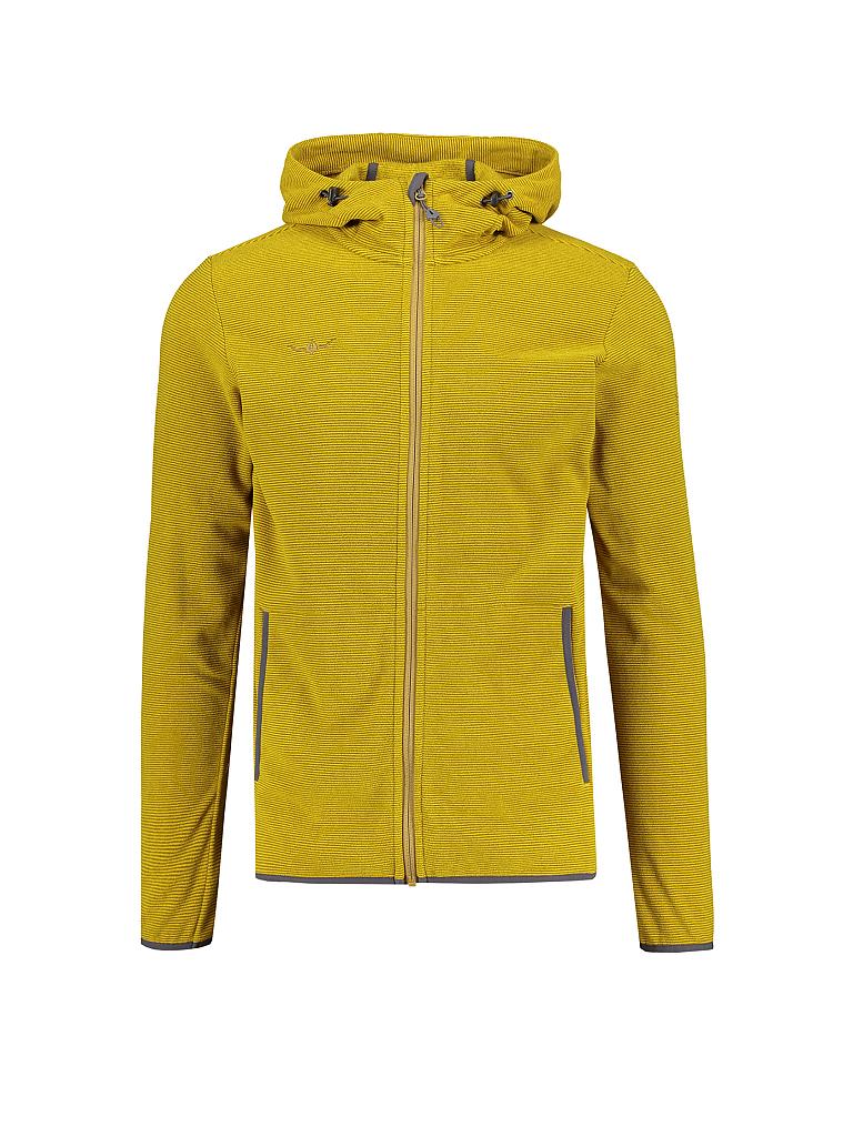 KAIKKIALLA | Herren Fleecejacke Valdemar Hoody | gelb