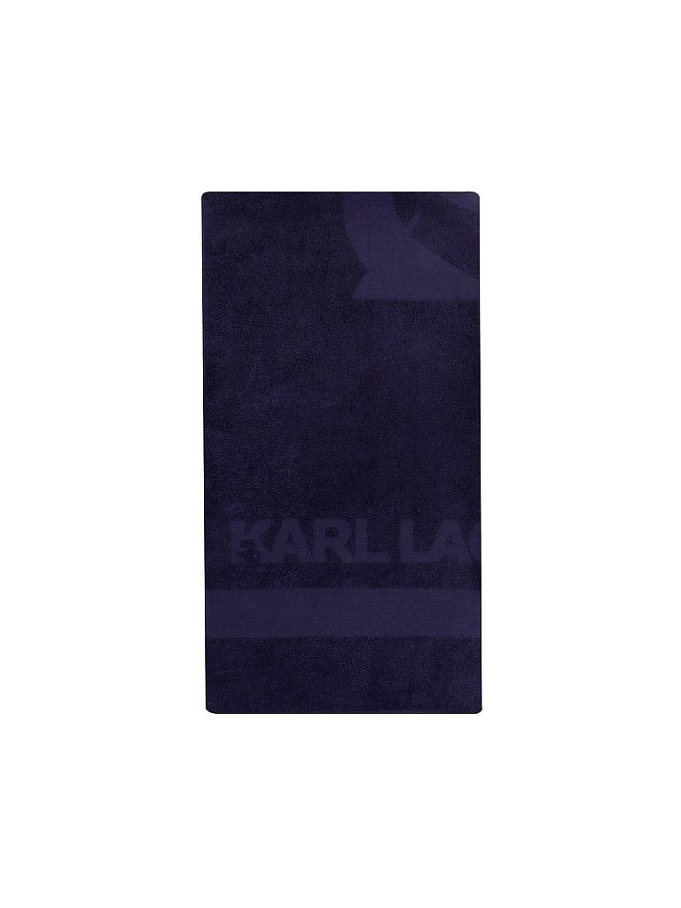 KARL LAGERFELD Badetuch blau