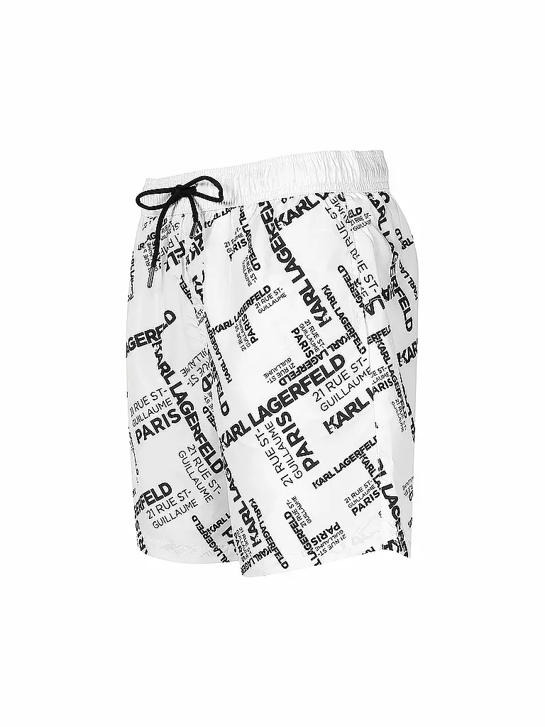KARL LAGERFELD | Herren Badeshort | schwarz
