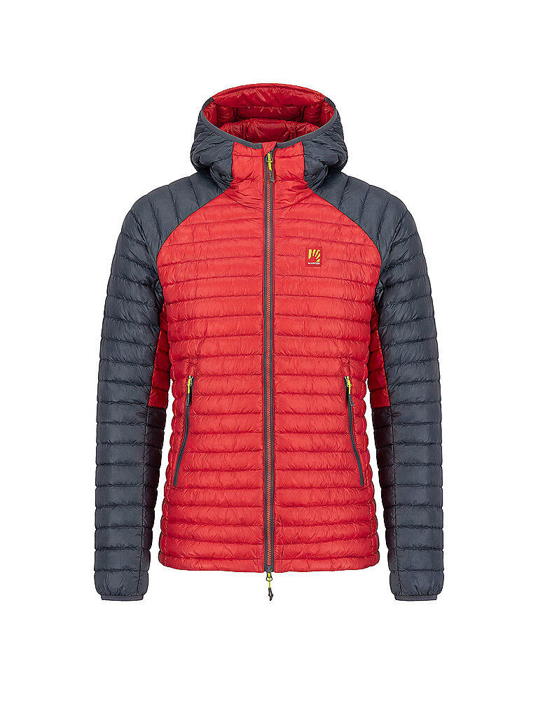 Karpos Herren Touren Isojacke Alagna Down Hoodie rot