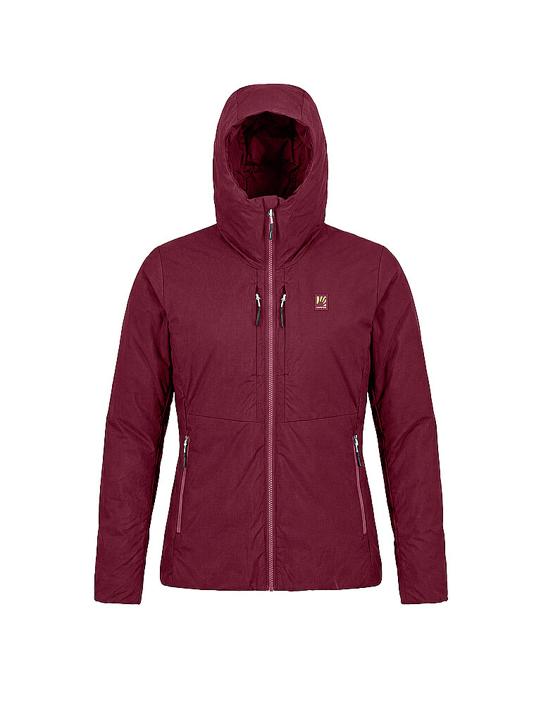 Karpos Damen Touren Softshelljacke Ra Stua Hoodie dunkelrot