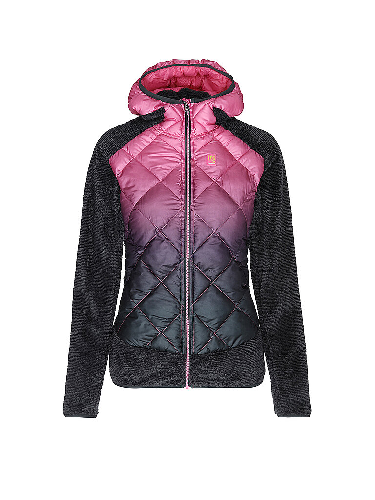 Karpos Damen Touren Iso-Hybridjacke Smart Marmarole Hoodie grau