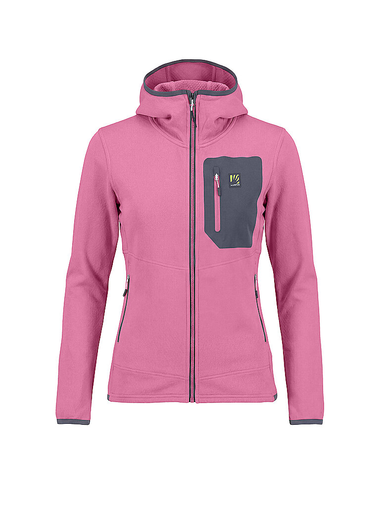 Karpos Damen Touren Fleecejacke Antermoia Hoodie pink