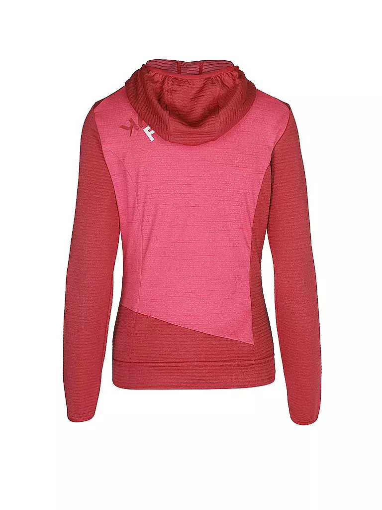 KARPOS | Damen Fleecejacke Nuvolau Hoodie | pink