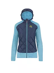 KARPOS | Damen Iso Hybridjacke Marmarole Hoodie | dunkelblau