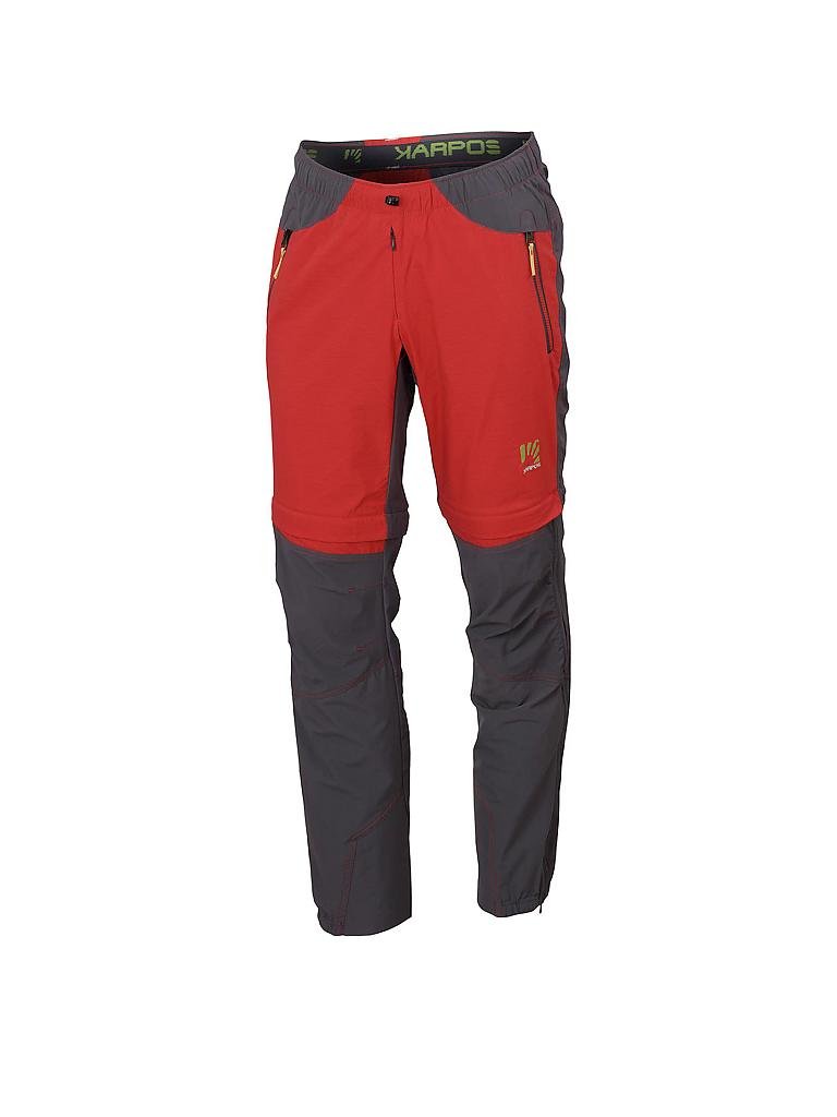 KARPOS | Herren ZipOff Hose Rock Multiform | rot