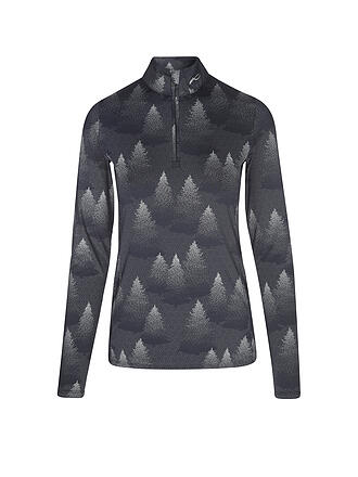 KJUS | Damen Unterzieh Zipshirt Motion Print