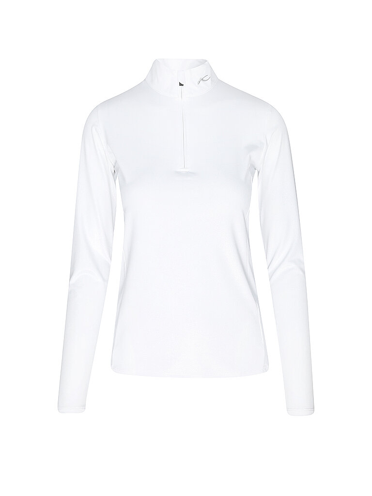 KJUS Damen Unterzieh Zipshirt Motion Print weiss | 40