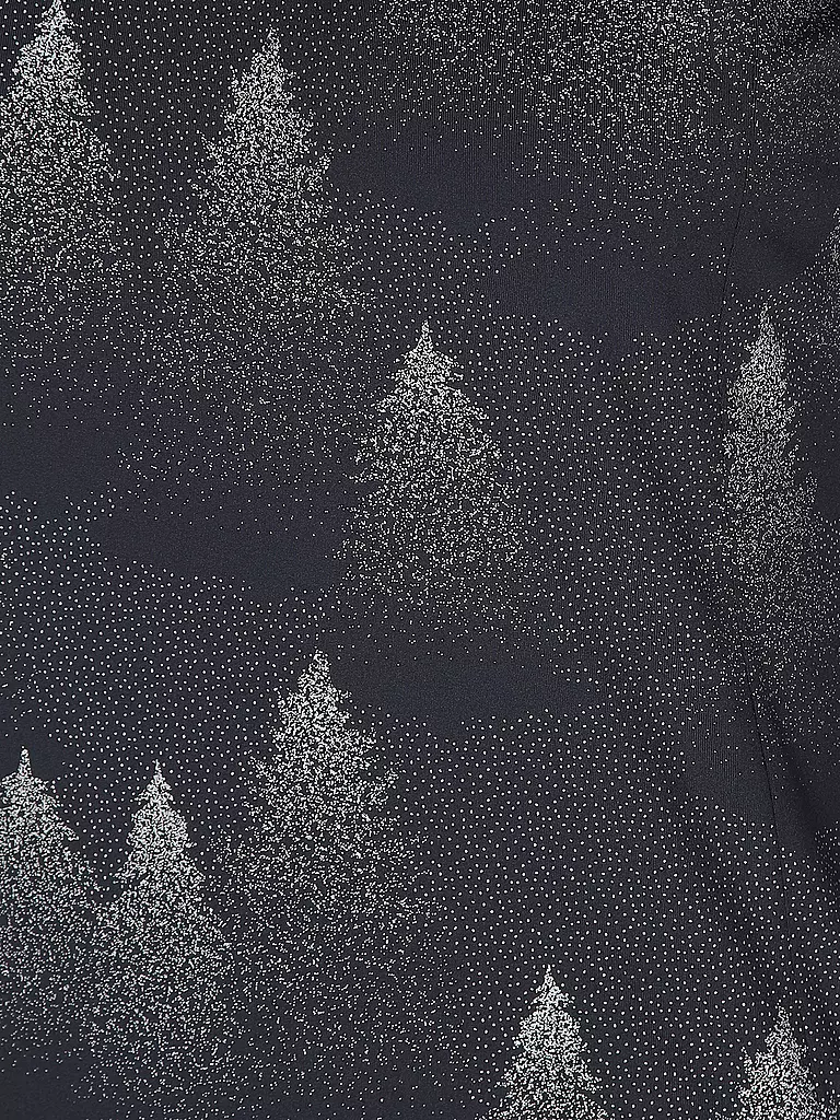 KJUS | Damen Unterzieh Zipshirt Motion Print | schwarz