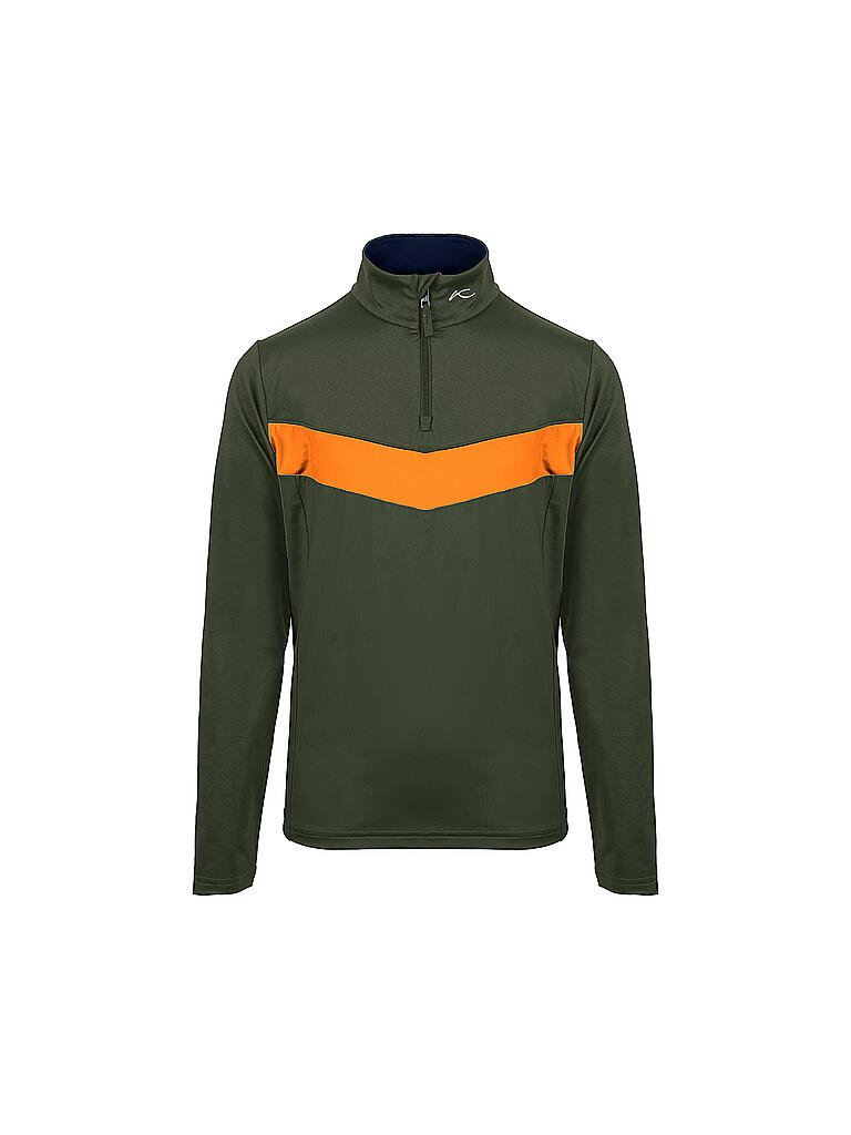 KJUS | Jungen Unterzieh Zipshirt Gian | olive