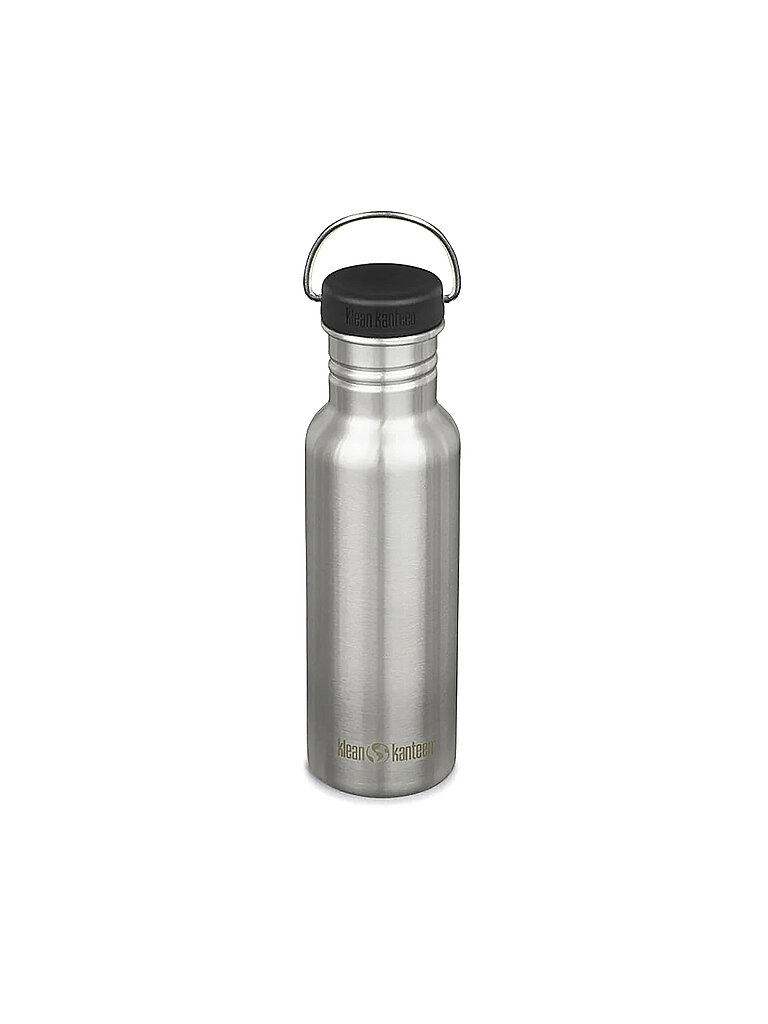 KLEAN KANTEEN Trinkflasche Classic 800ml Loop Cap silber — Bild 2