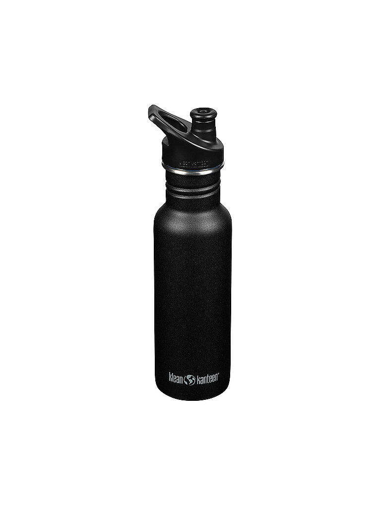KLEAN KANTEEN Edelstahl Trinkflasche Classic 532ml Sport Cap Black schwarz — Bild 2