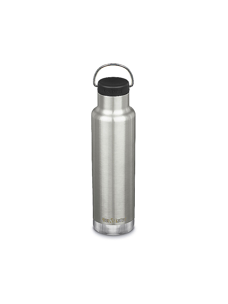 KLEAN KANTEEN Edelstahl Isolierflasche Classic 592ml Loop Cap silber — Bild 2