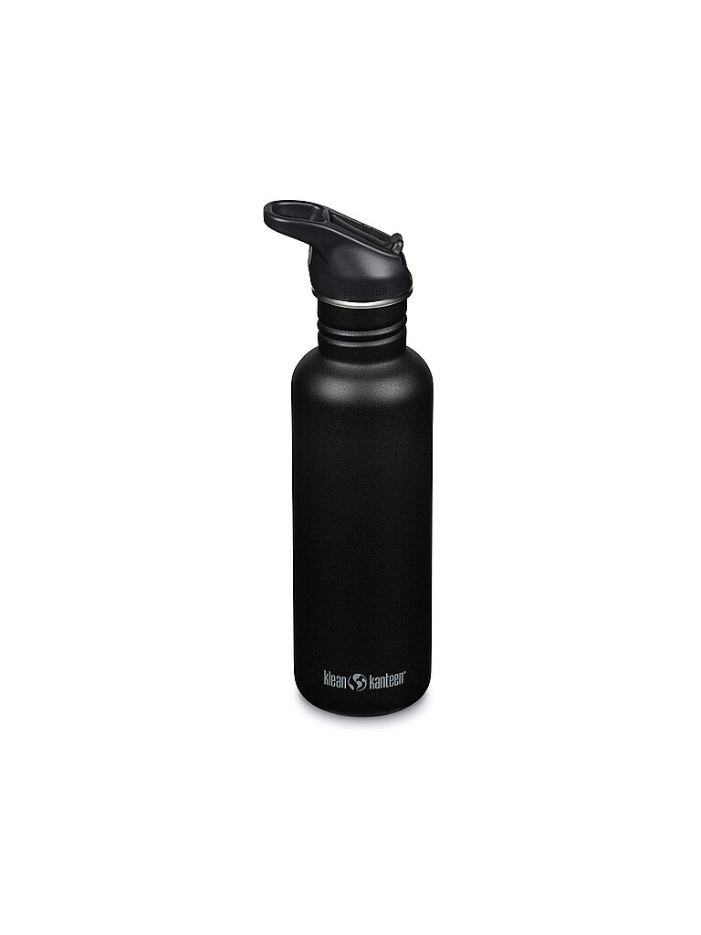 KLEAN KANTEEN Trinkflasche Classic Flip Seal Sport Cap Wistraw 532ml schwarz — Bild 2