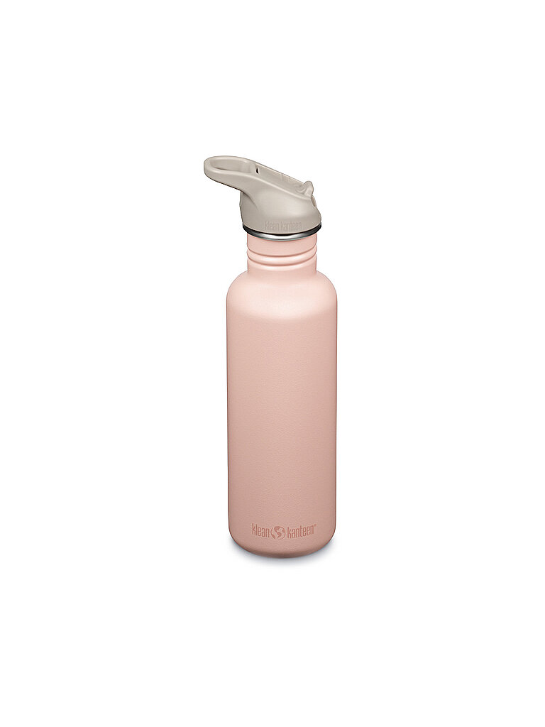 KLEAN KANTEEN Trinkflasche Classic Flip Seal Sport Cap Wistraw 532ml rosa — Bild 2