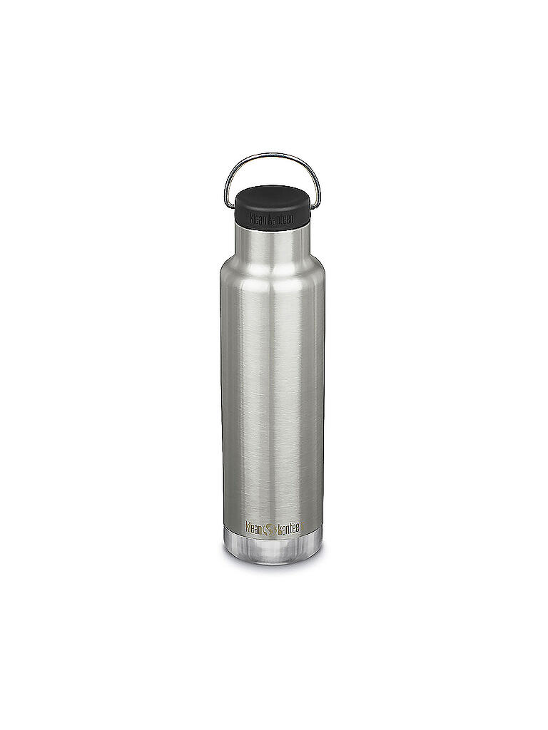 KLEAN KANTEEN | Edelstahl Isolierflasche Classic 592ml Loop Cap | silber