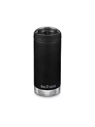 KLEAN KANTEEN | Edelstahl Isolierflasche TKWide 355ml Café Cap Real Teal | schwarz