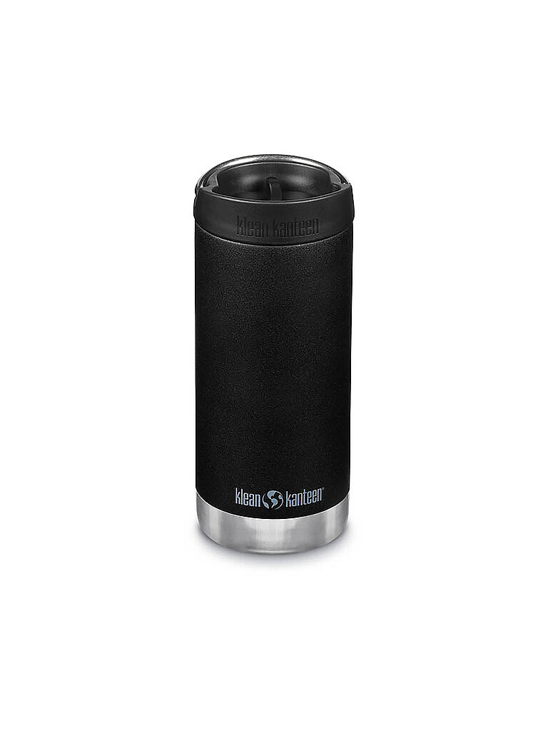 KLEAN KANTEEN | Edelstahl Isolierflasche TKWide 355ml Café Cap Black | schwarz