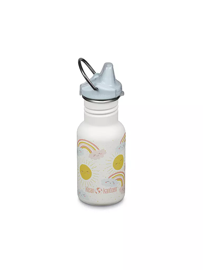 KLEAN KANTEEN | Kinder Trinkflasche Classic 355ml Sippy Cap  | weiss