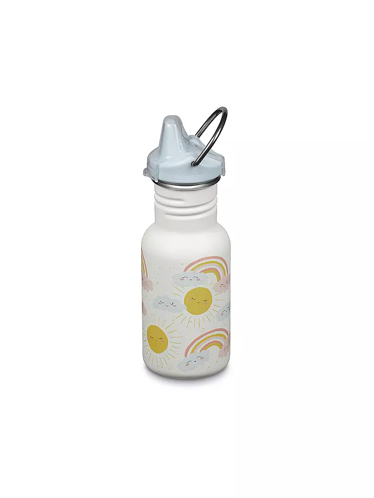 KLEAN KANTEEN | Kinder Trinkflasche Classic 355ml Sippy Cap | weiss