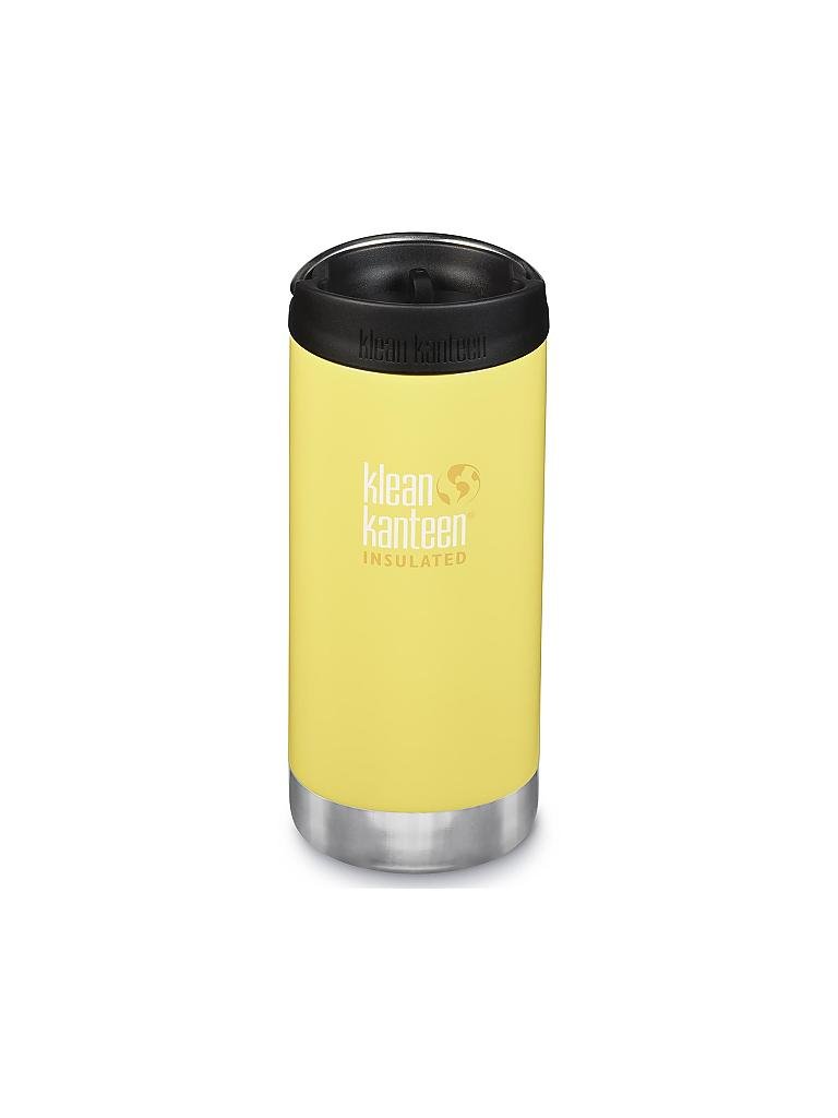 KLEAN KANTEEN | Trinkbecher TKWide vakuumisoliert 16 oz (473 ml) mit Café Cap  | gelb