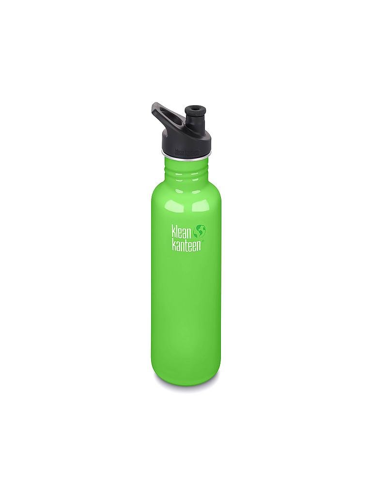 KLEAN KANTEEN | Trinkflasche Classic einwandig Millenial Blush 27 oz (800 ml) mit Sport Cap | grün