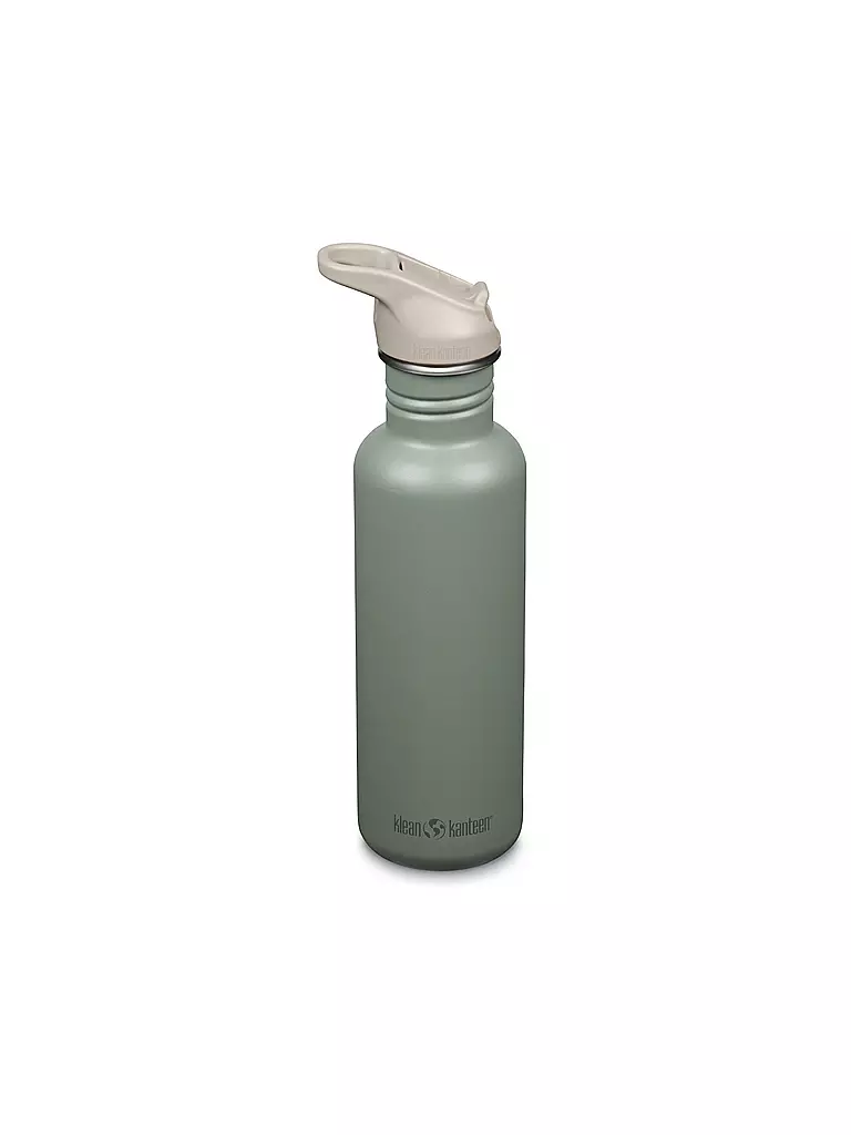 KLEAN KANTEEN | Trinkflasche Classic Flip Seal Sport Cap Wistraw 532ml | olive