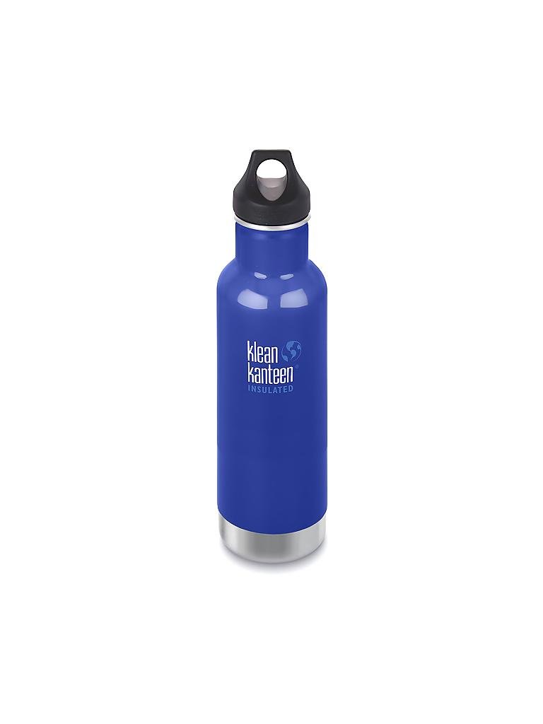 KLEAN KANTEEN | Trinkflasche Classic vakuumisoliert 20 oz (592 ml) mit Loop Cap | blau