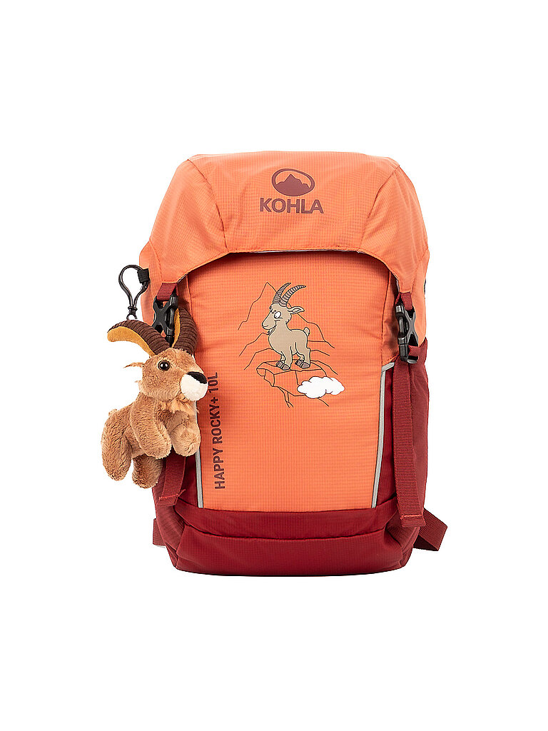 KOHLA Kinder Rucksack Happy 10L rot