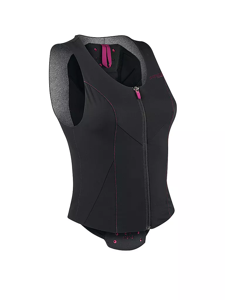 KOMPERDELL | Damen Protektorweste Air Vest | schwarz