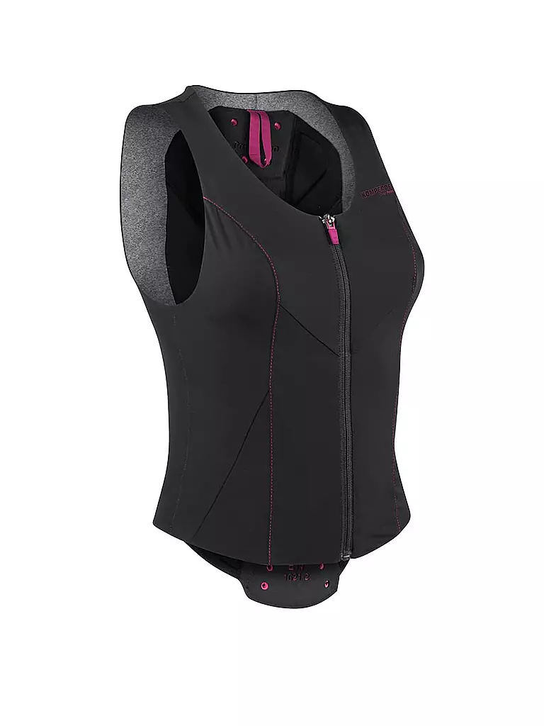 KOMPERDELL | Damen Protektorweste Cross SuperEco Vest | schwarz