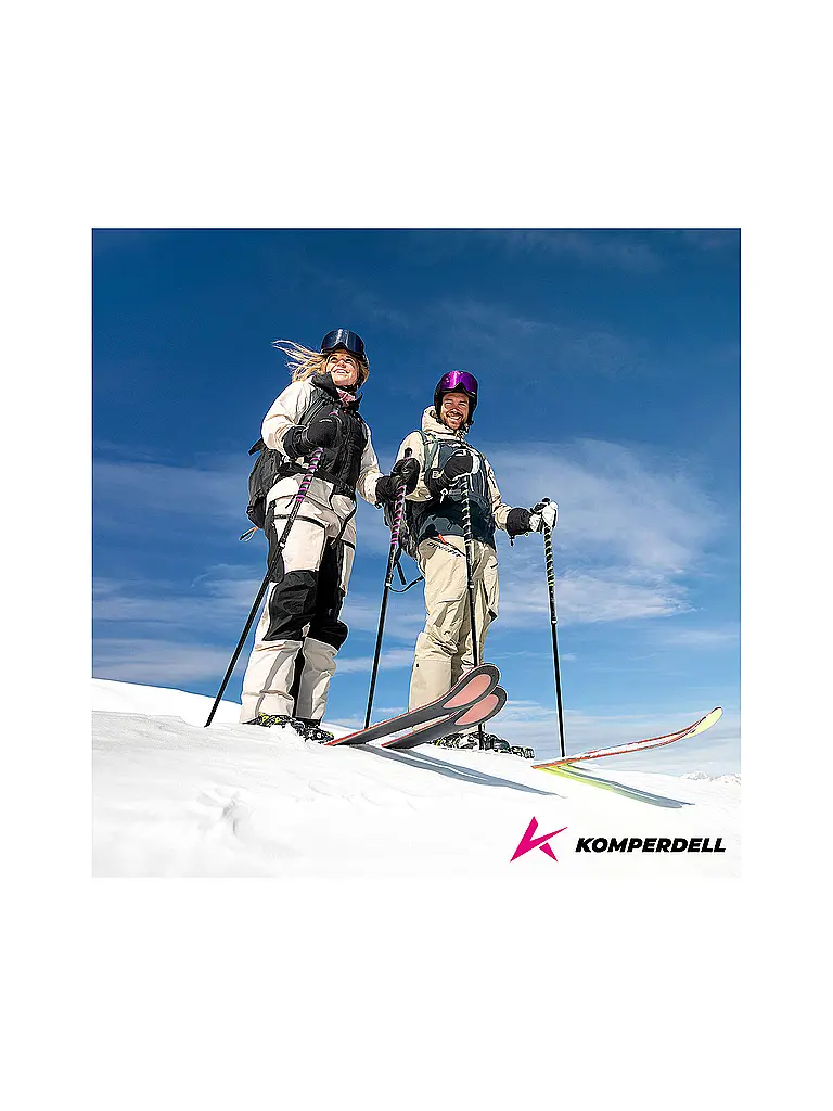 KOMPERDELL | Tourenstöcke Big Art Titanal Vario | Schwarz