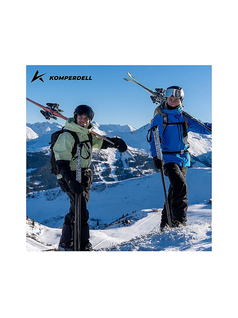 KOMPERDELL | Tourenstöcke Big Art Titanal Vario | Schwarz